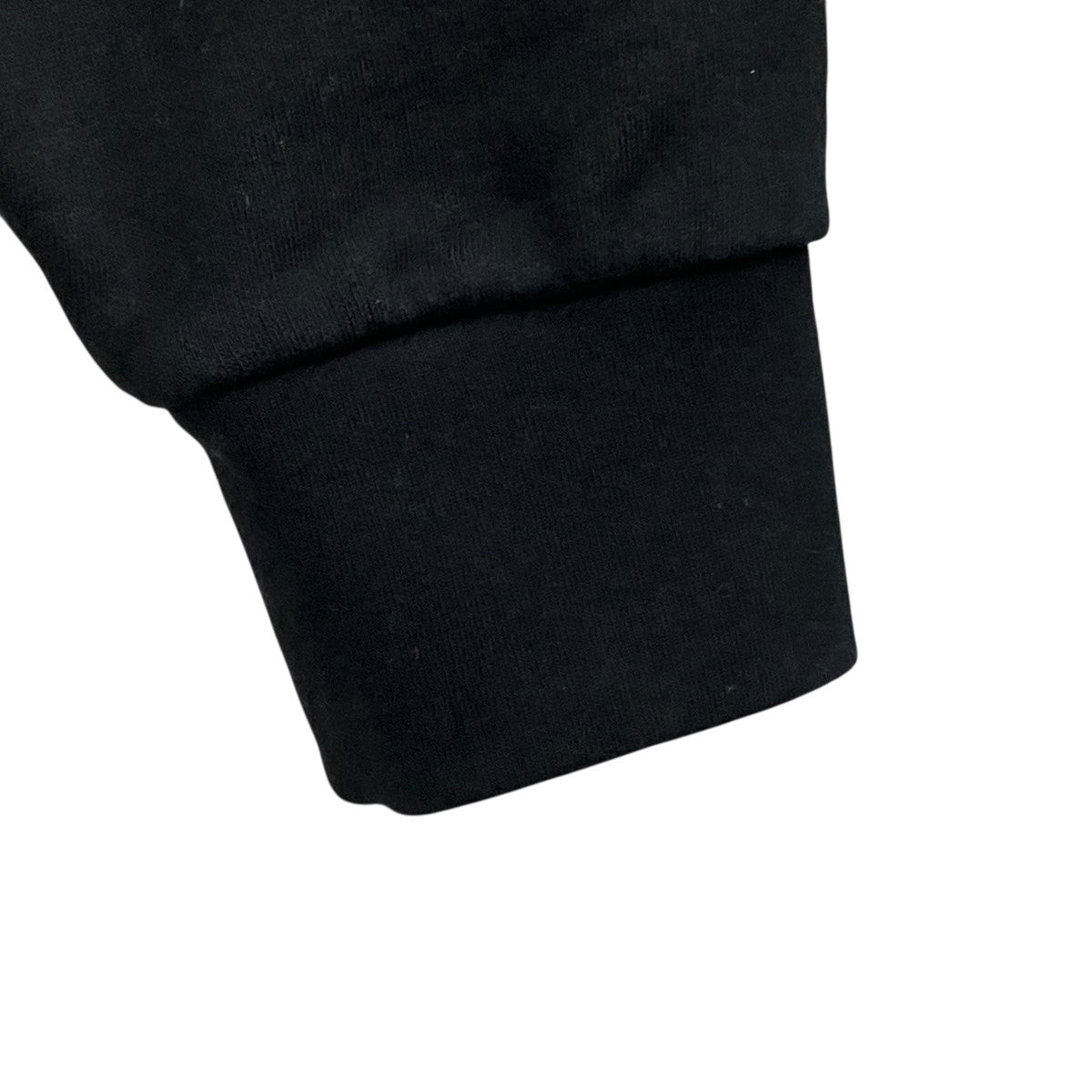 Black hoodie with contrast logo printプルオーバーパーカーPMBB036C99FLE003