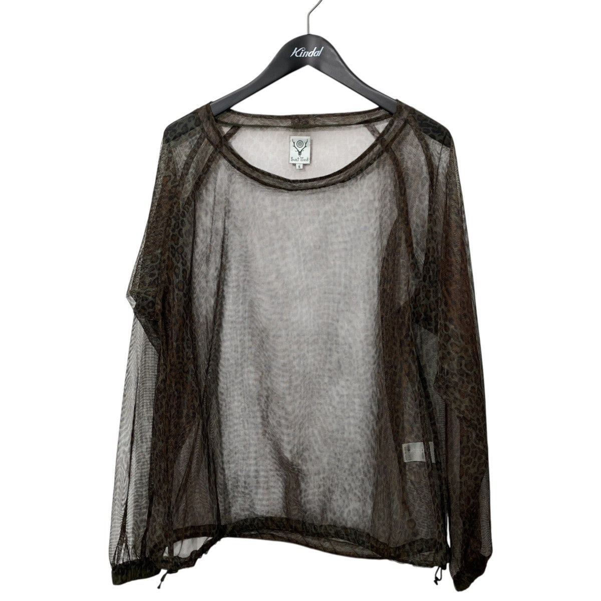 BUSH SHIRTヒョウ柄長袖カットソーEJ795