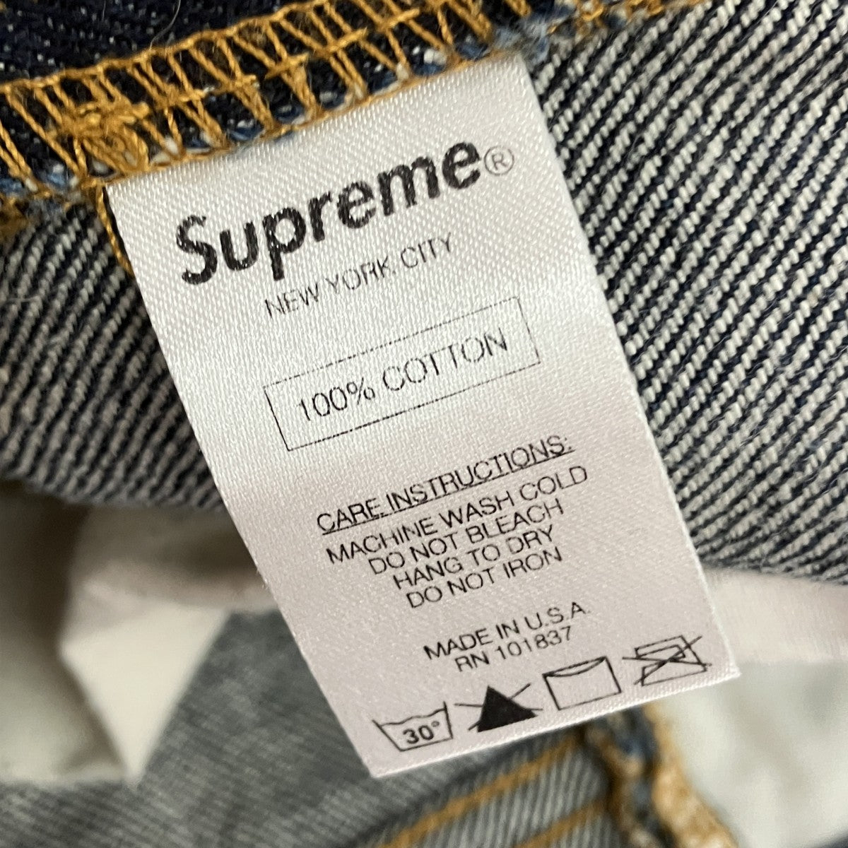 Supreme(シュプリーム) デニムパンツ インディゴ サイズ 32｜【公式