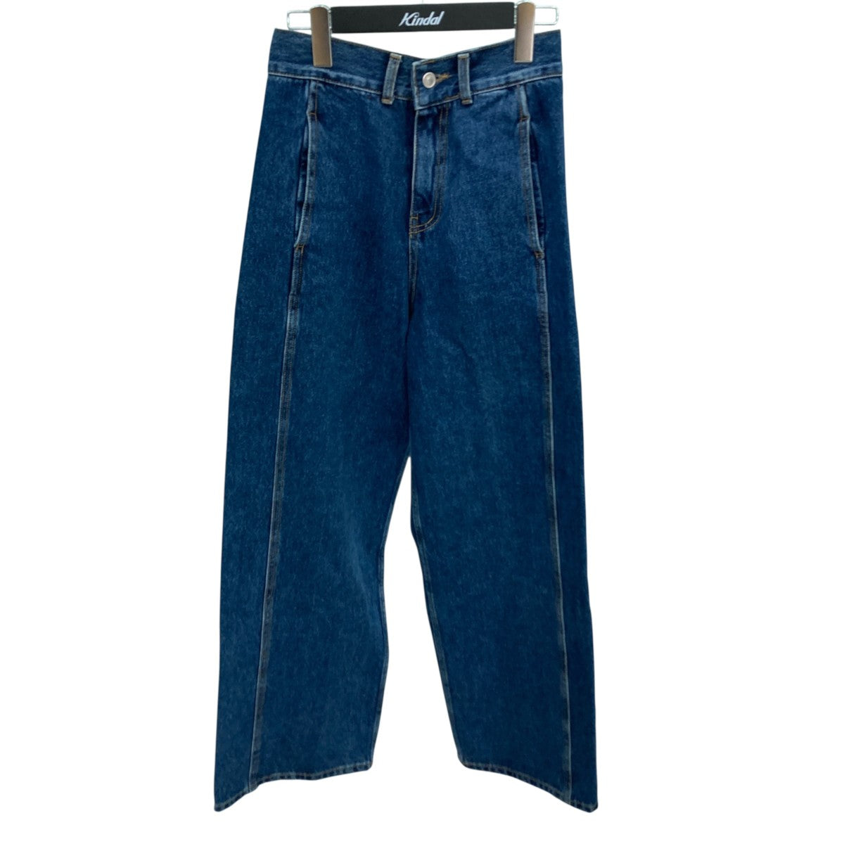 Curve Wide Jeansデニムパンツ