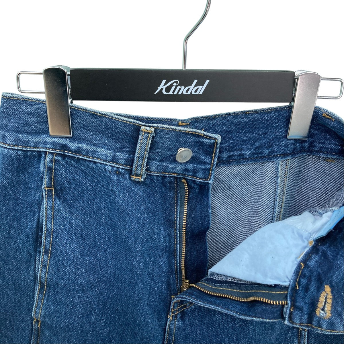 Curve Wide Jeansデニムパンツ