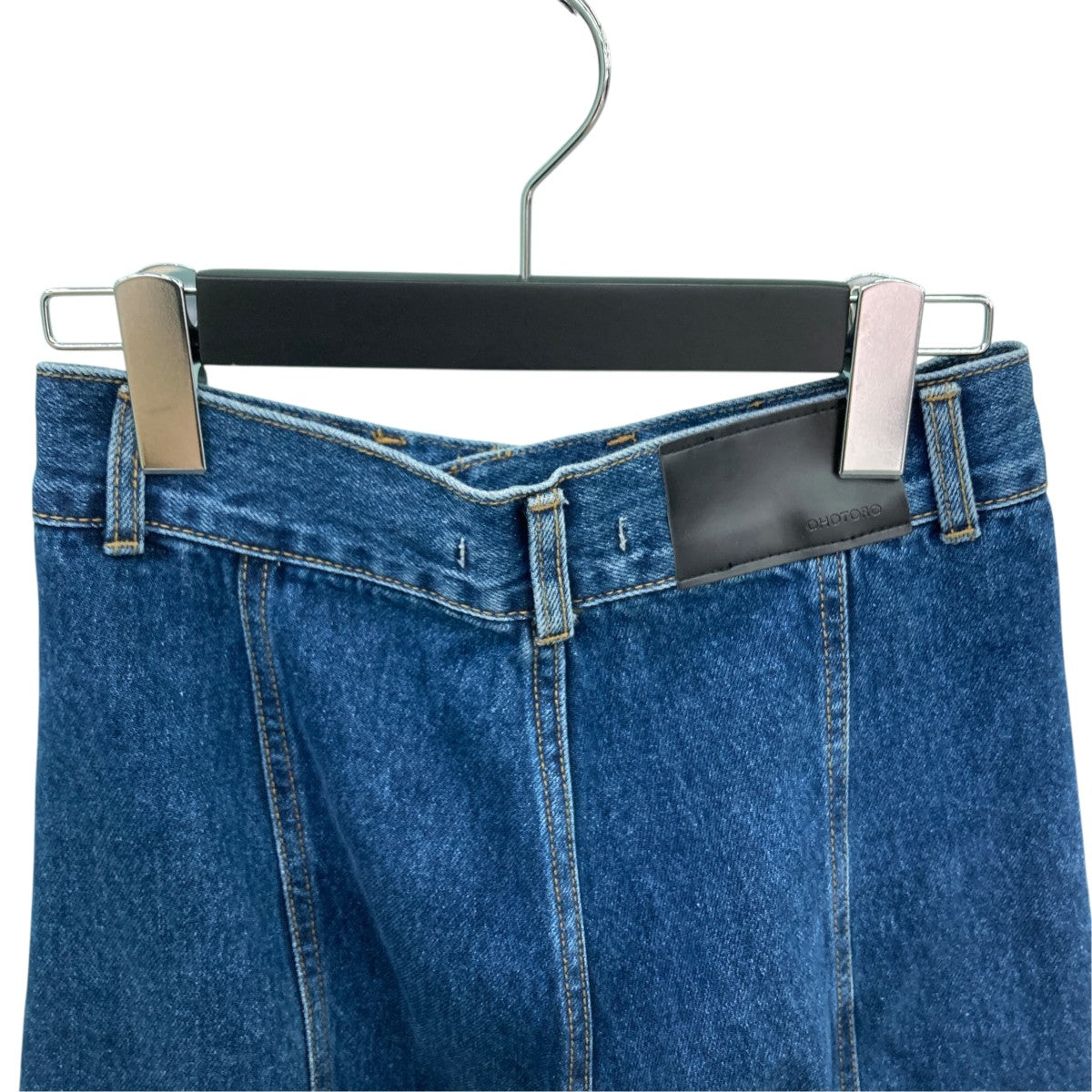 Curve Wide Jeansデニムパンツ