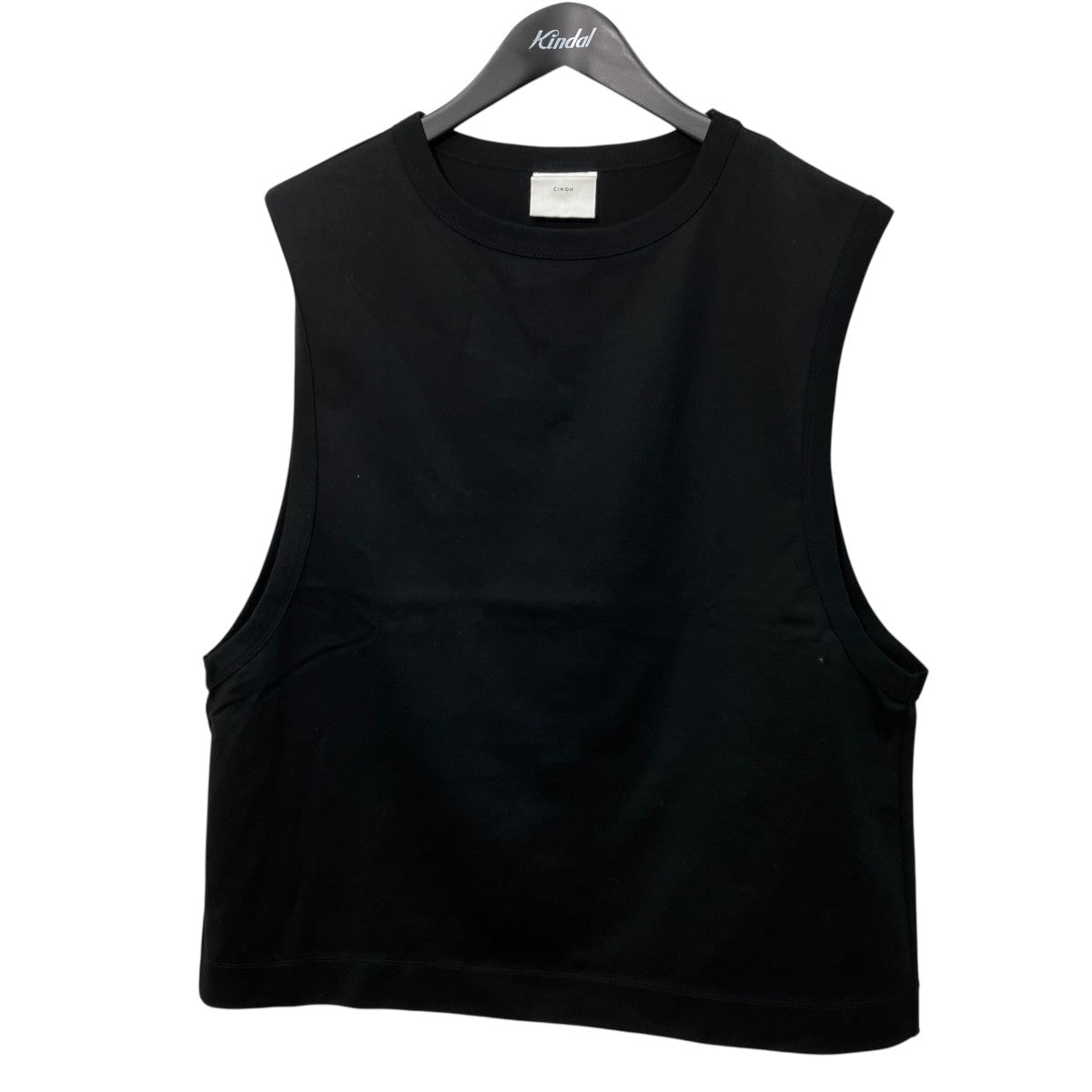 COTTON JERSEY OVERSIZE SLEEVELESS TOPノースリーブカットソー23SCU006