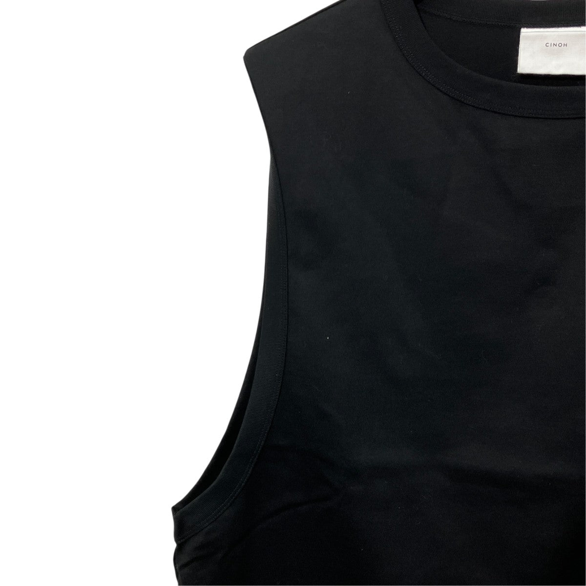 COTTON JERSEY OVERSIZE SLEEVELESS TOPノースリーブカットソー23SCU006