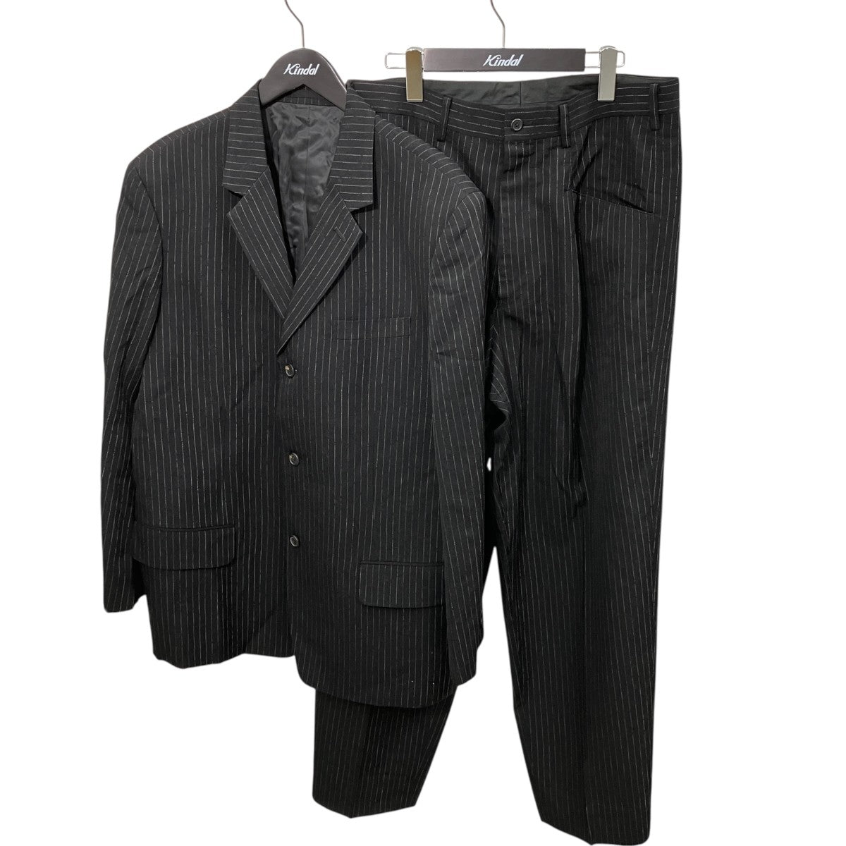 Y’S for men ストライプセットアップスーツMN-J03-129/MN-P07-129 古着・中古-1枚目のアイテム画像