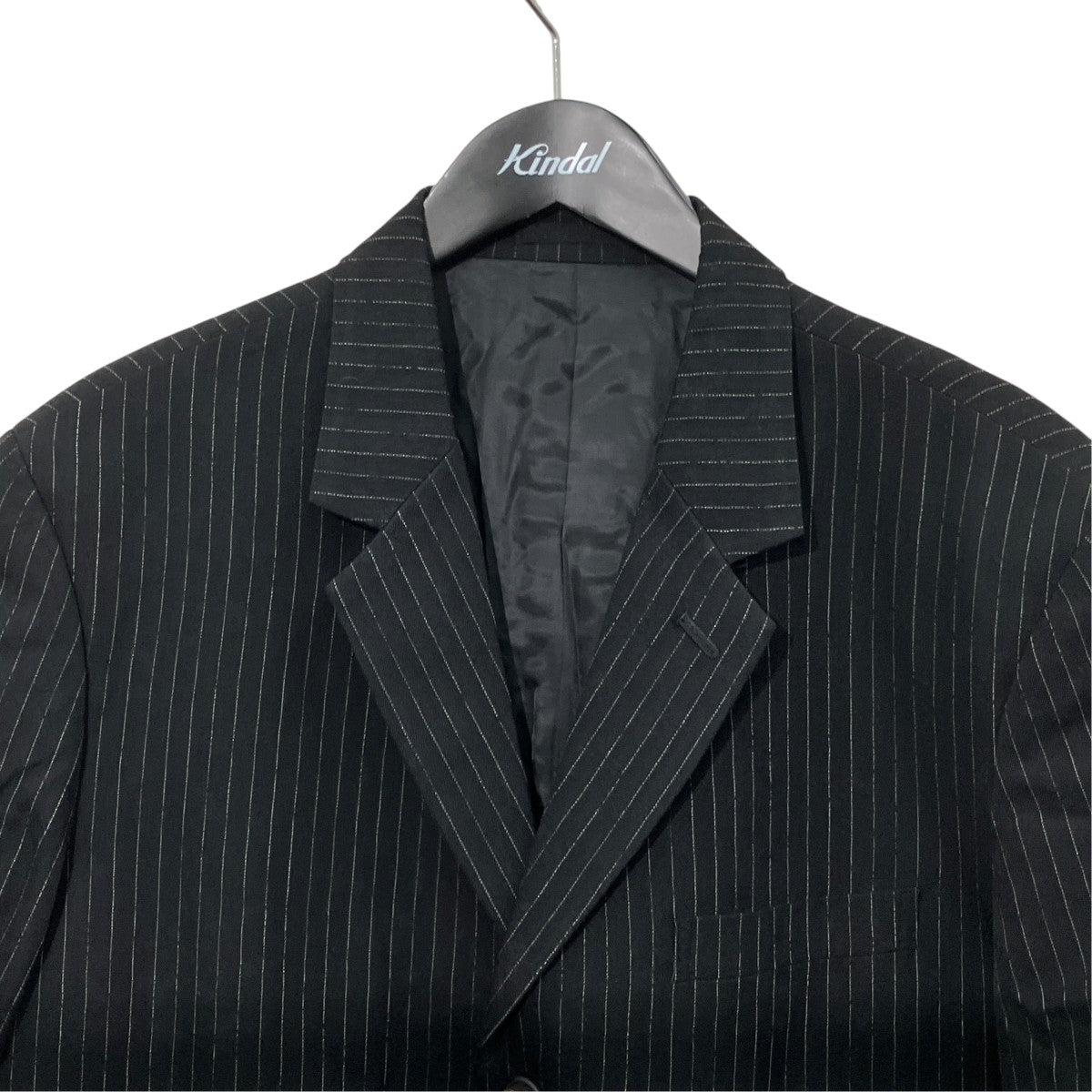 Y’S for men ストライプセットアップスーツMN-J03-129/MN-P07-129 古着・中古-3枚目のアイテム画像
