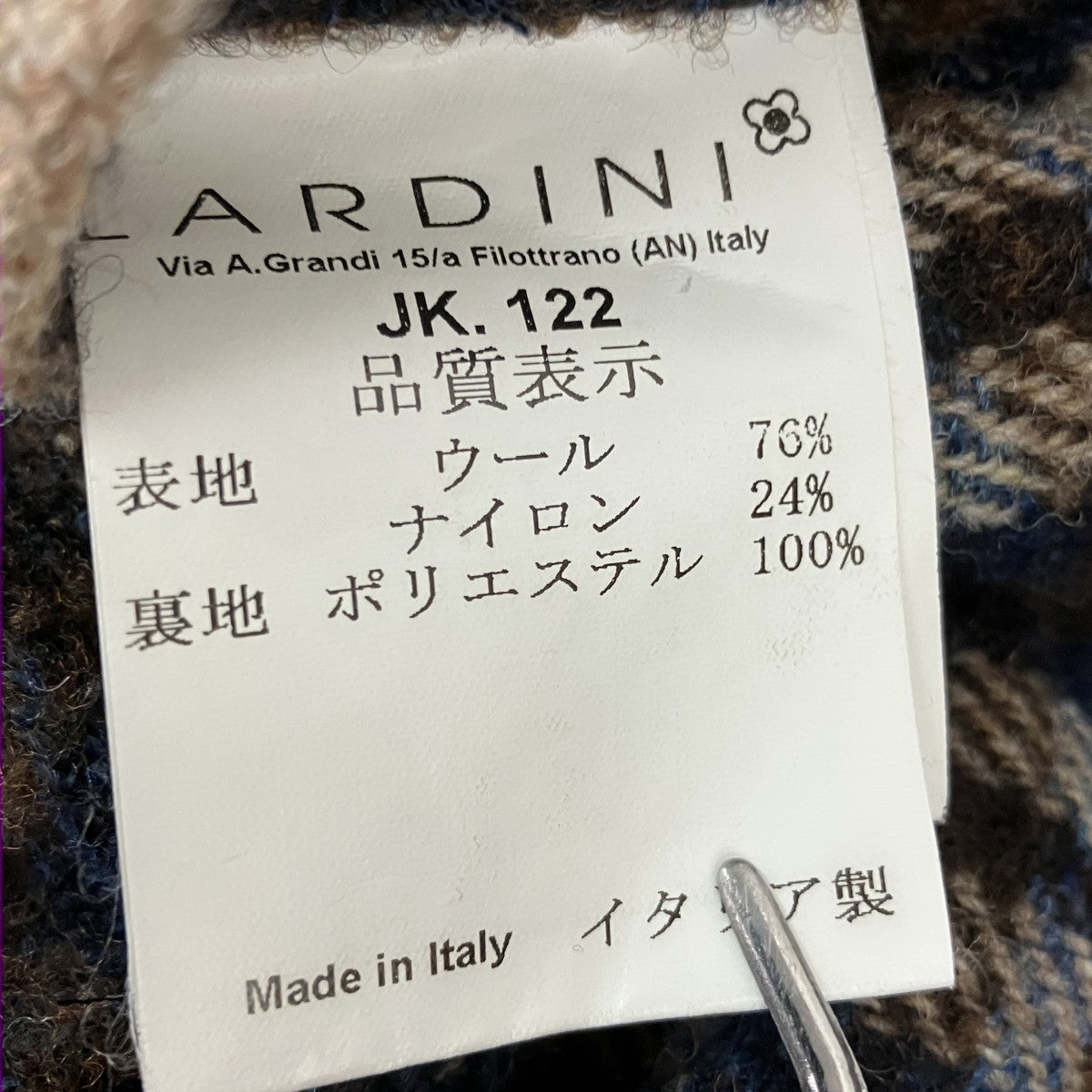 チェックテーラードジャケットJJ9003Q