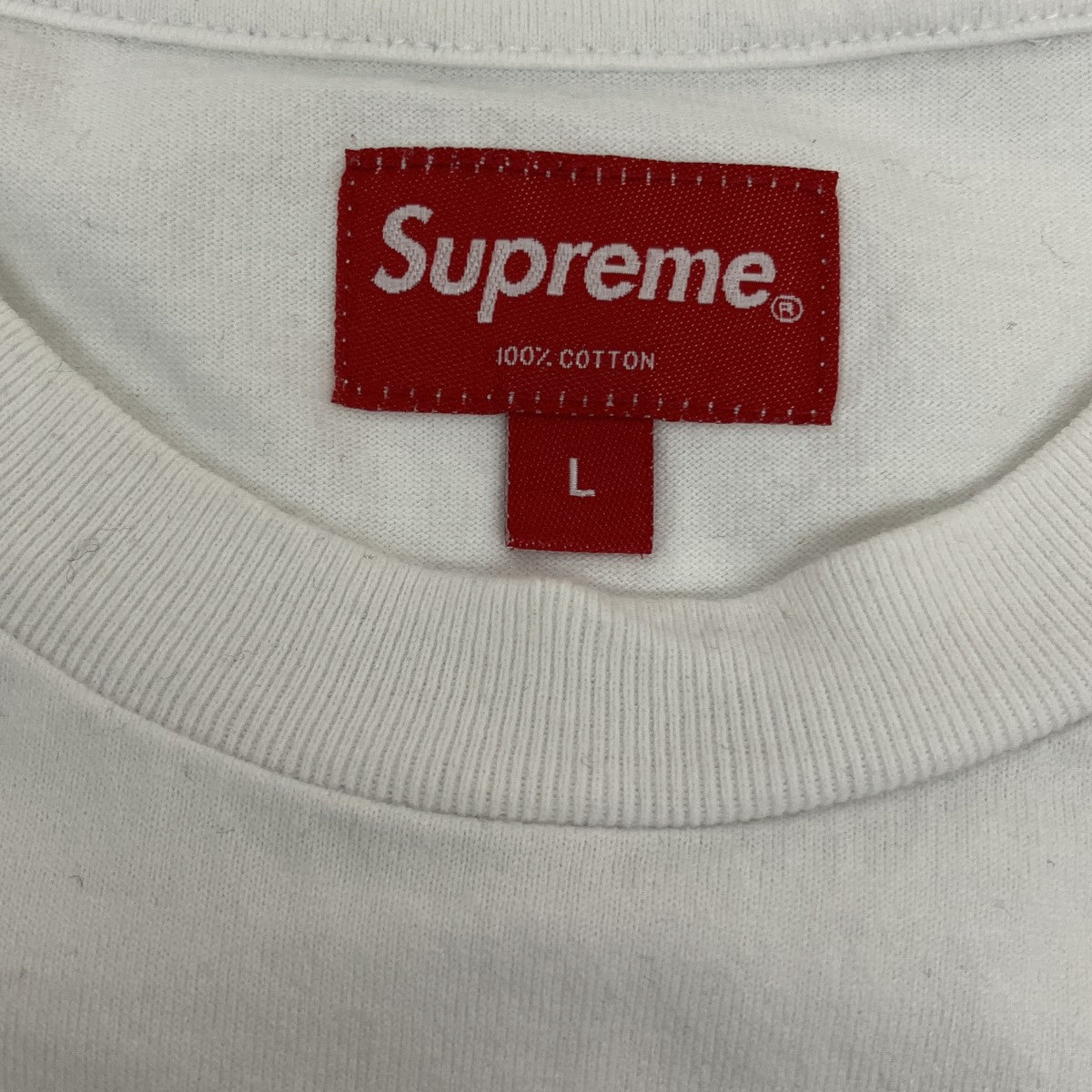 small box logo tee長袖カットソー
