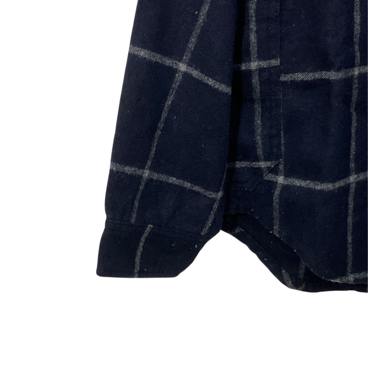 SASSAFRAS チェックネルシャツ 古着・中古-4枚目のアイテム画像