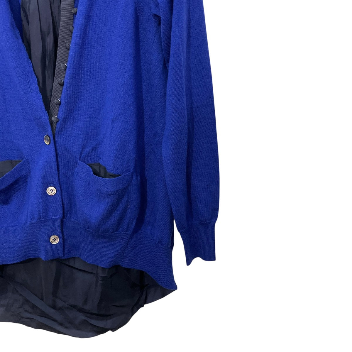 sacai luck ニットカーディガン13AWLU612 古着・中古-4枚目のアイテム画像