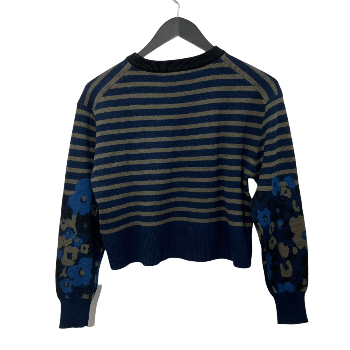 sacai luck ボーダーフラワーニットボーダーニット14SSLU673 古着・中古-2枚目のアイテム画像