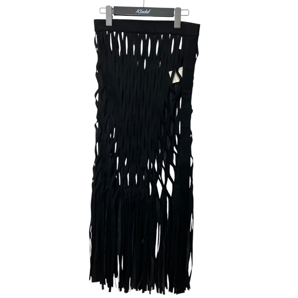 sacai Wool Melton Fringed Skirtウールメルトンフリンジスカート22-06264 古着・中古-1枚目のアイテム画像