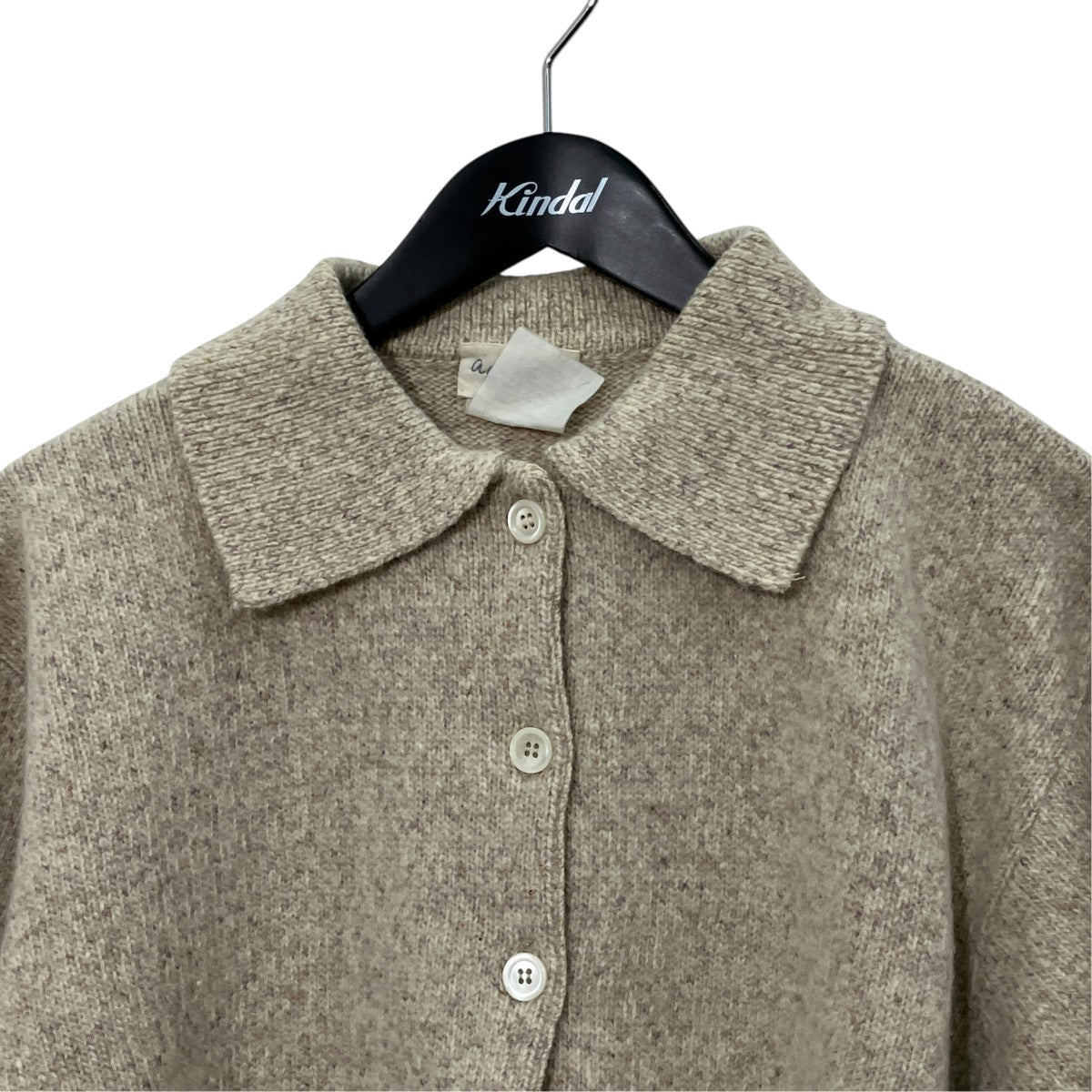 襟付きニットカーディガン0056906