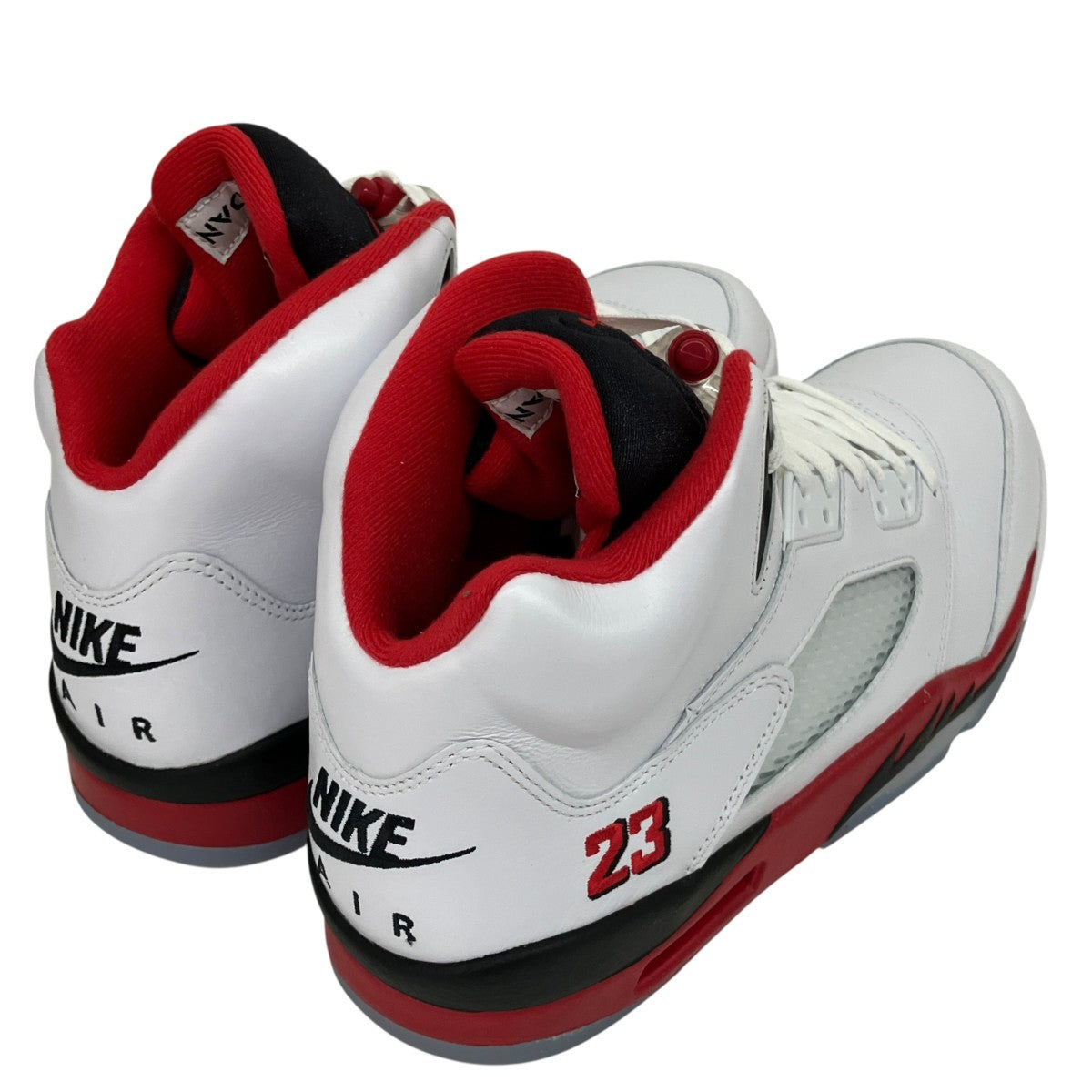 Nike Air Jordan 5 Retro OG Fire Red Black TongueハイカットスニーカーHQ7978-101
