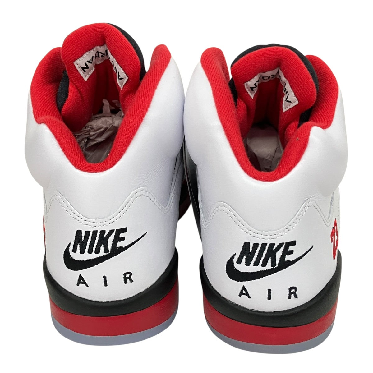 Nike Air Jordan 5 Retro OG Fire Red Black TongueハイカットスニーカーHQ7978-101