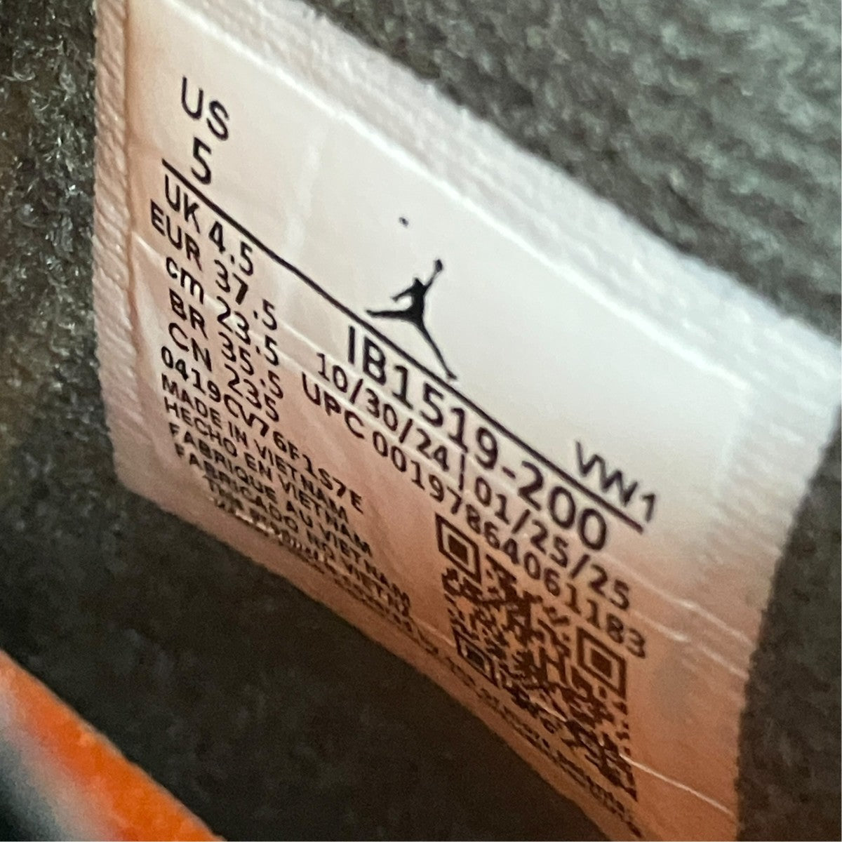 NIKE×UNDEFEATED Air Jordan 4 RetroスニーカーIB1519-200 古着・中古-7枚目のアイテム画像
