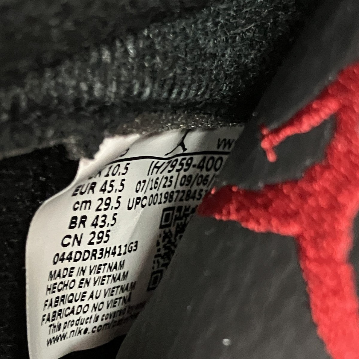 NIKE×LEVI’S Nike Air Jordan 3 Retro SPスニーカーIH7959-400 古着・中古-7枚目のアイテム画像
