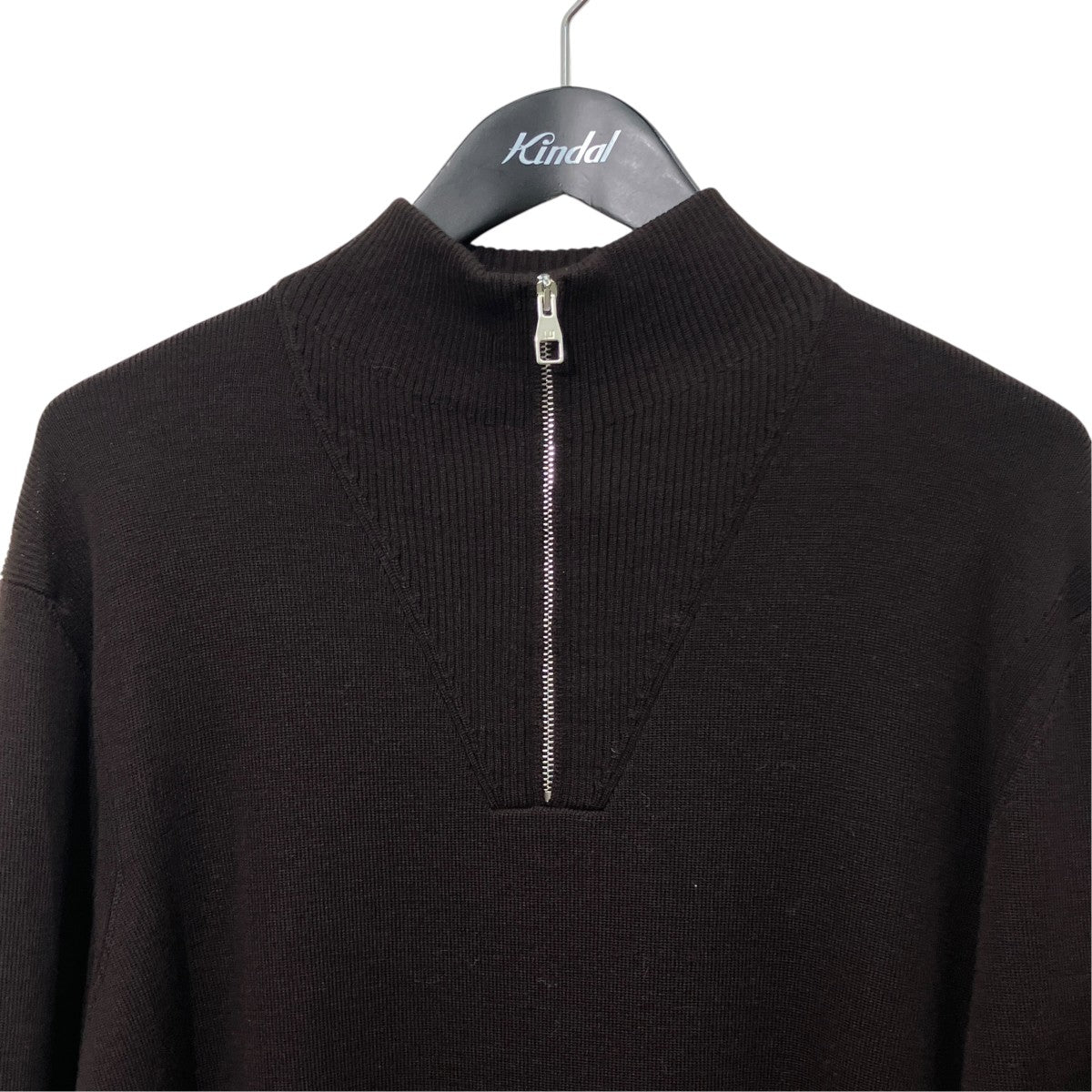 dunhill ハーフジップニットセーター165854/4 古着・中古-3枚目のアイテム画像