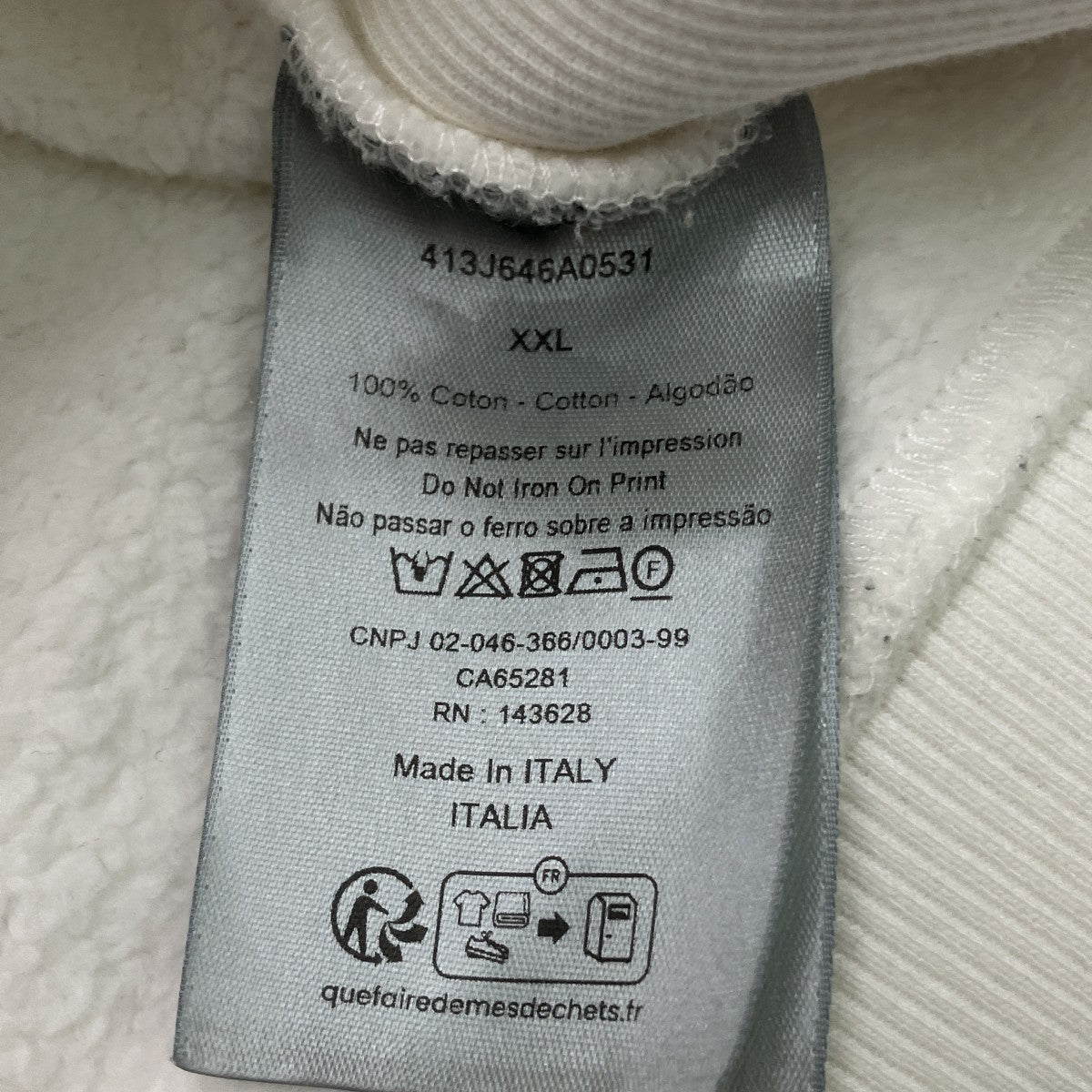 Dior Homme 24SSプルオーバーパーカー413J646A0531 古着・中古-5枚目のアイテム画像