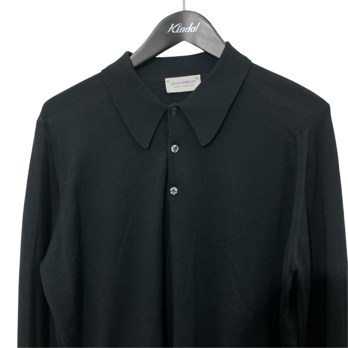 JOHN SMEDLEY ニットポロシャツ 古着・中古-3枚目のアイテム画像
