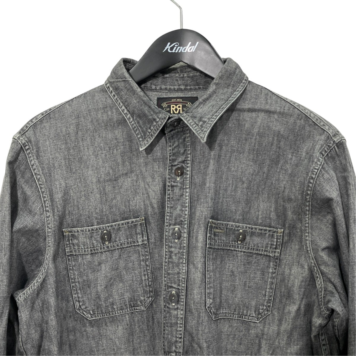 RRL デニムシャツ 古着・中古-3枚目のアイテム画像
