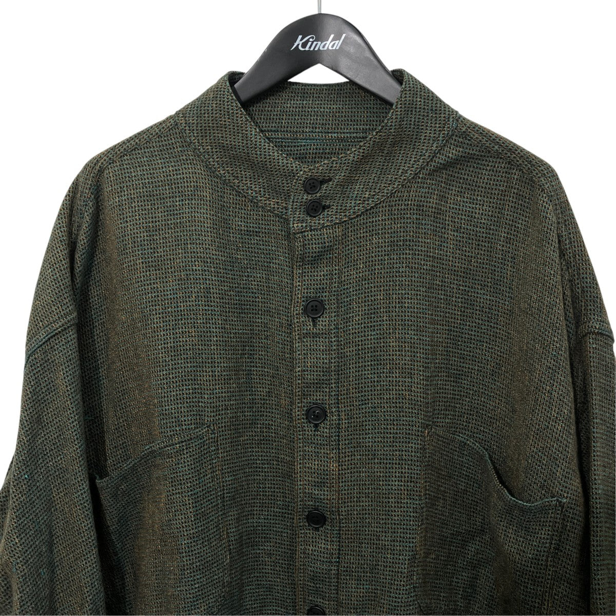 HOMELESS TAILOR STAND COLLAR SHIRTバンドカラーシャツHTKS-003 古着・中古-3枚目のアイテム画像