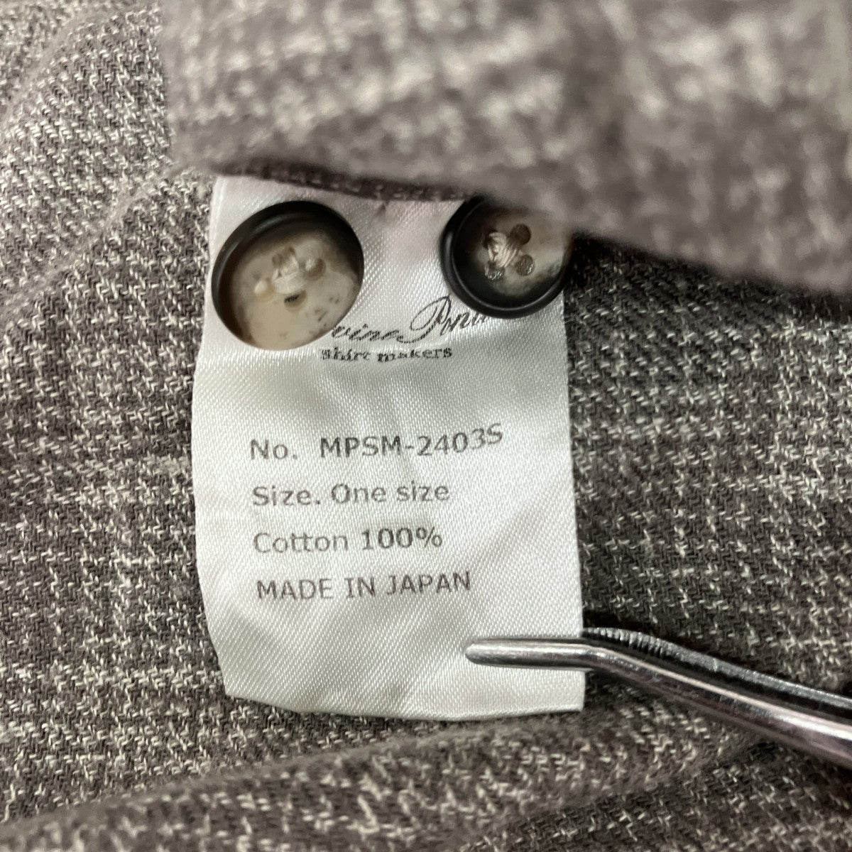 Marvine Pontiak Shirt Makers W Pocket P O SH A(Regular)チェックシャツMPSM-2403S 古着・中古-5枚目のアイテム画像