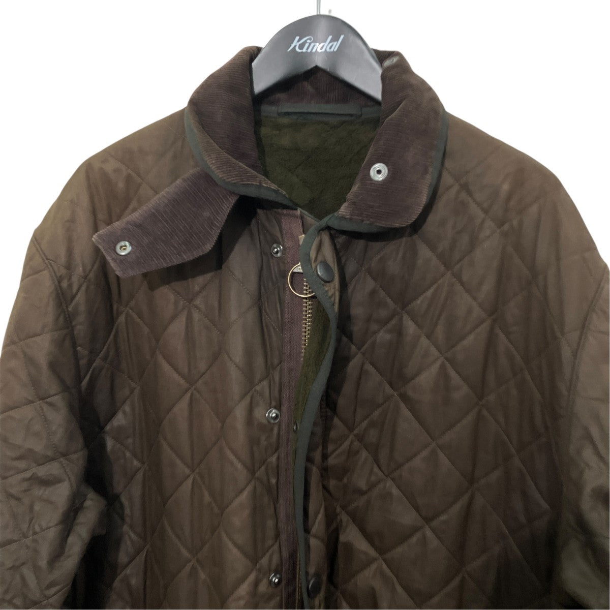 Barbour duracotton polarquiltキルティングジャケット 古着・中古-3枚目のアイテム画像