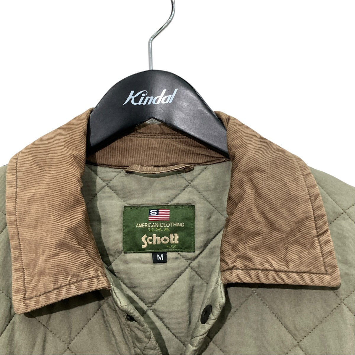 Schott キルティングジャケット 古着・中古-3枚目のアイテム画像