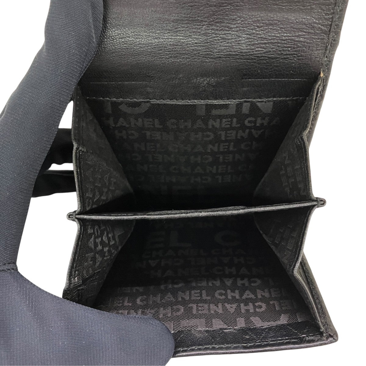 CHANEL カメリア3つ折り財布 古着・中古-6枚目のアイテム画像