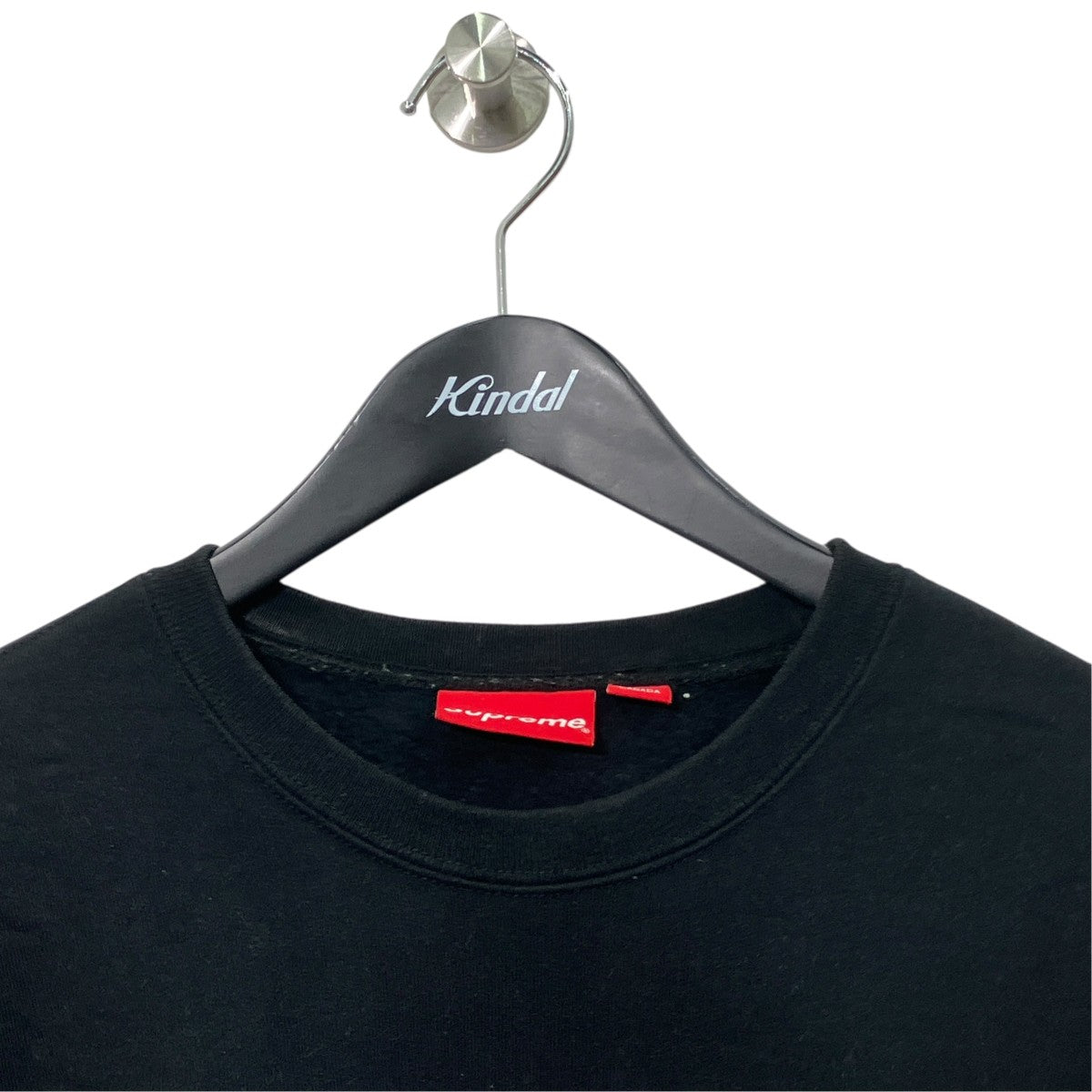 Supreme Underline Crewneck Blackクルーネックスウェット 古着・中古-3枚目のアイテム画像