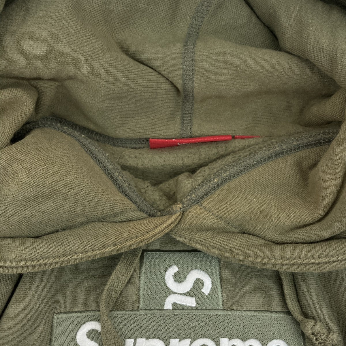 Supreme Cross Box Logo Hooded Sweatshirtプルオーバーパーカー 古着・中古-5枚目のアイテム画像