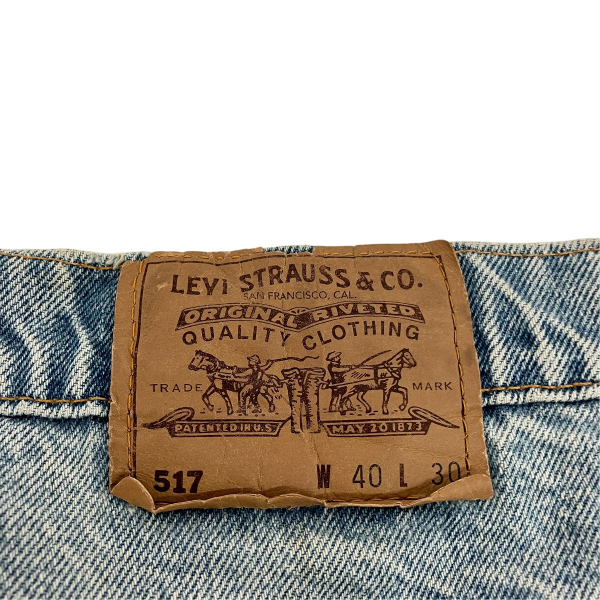 LEVI’S オレンジタブ 517デニムパンツ 古着・中古-9枚目のアイテム画像