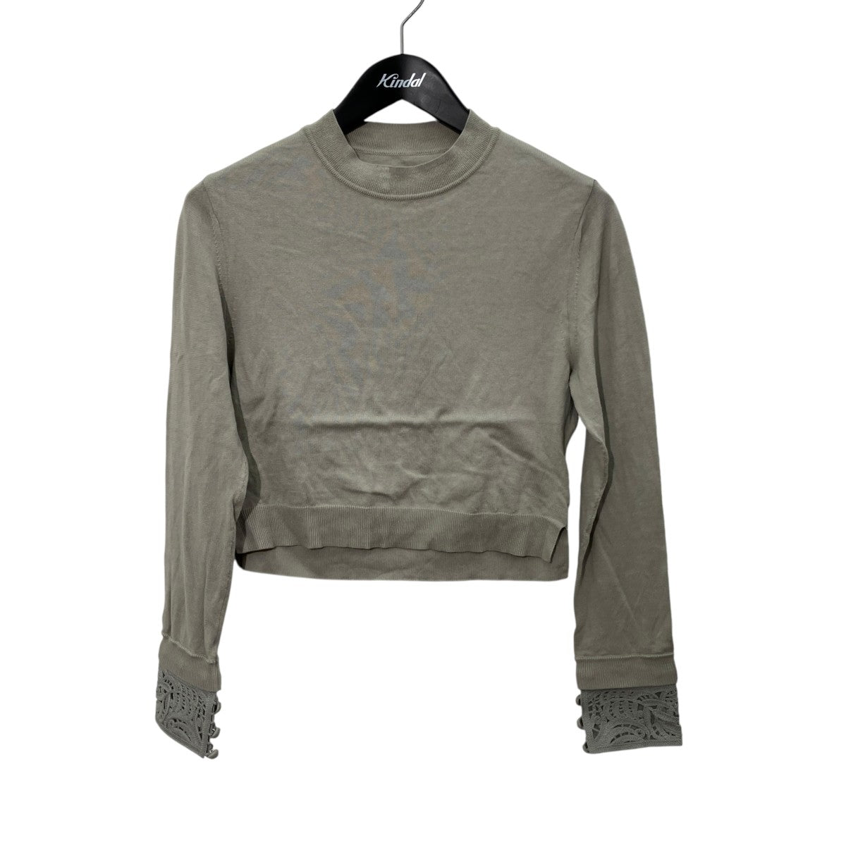 mame kurogouchi クルーネックニットMM25SS-KN007 古着・中古-1枚目のアイテム画像