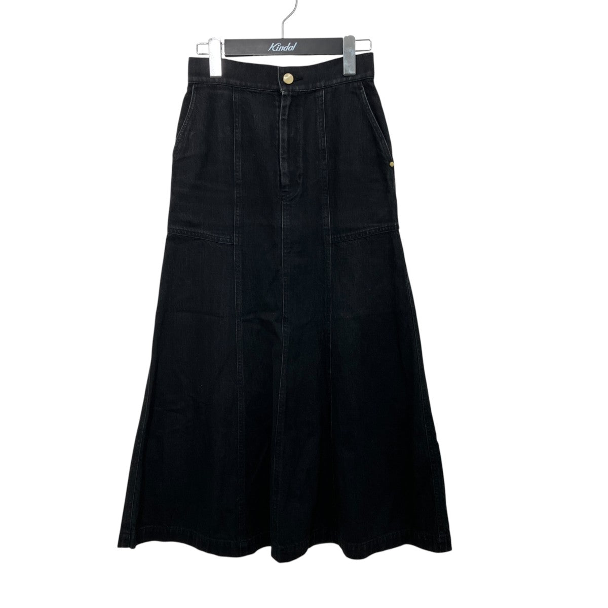 mame kurogouchi Trapeze Denim SkirtデニムスカートMM22PF-SK714 古着・中古-1枚目のアイテム画像