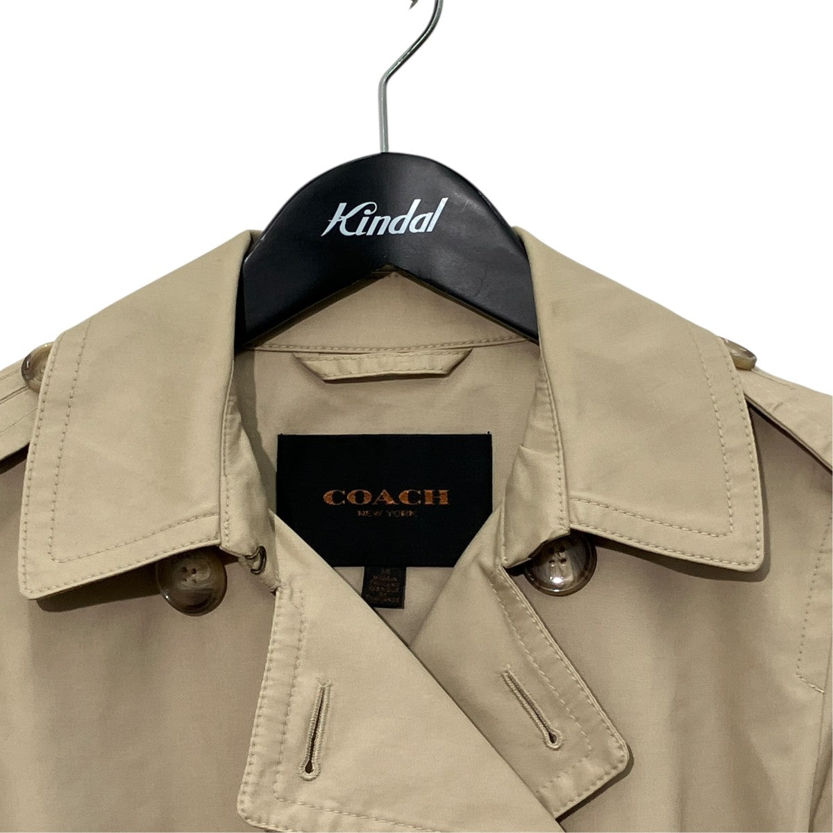 COACH トレンチコート 古着・中古-3枚目のアイテム画像