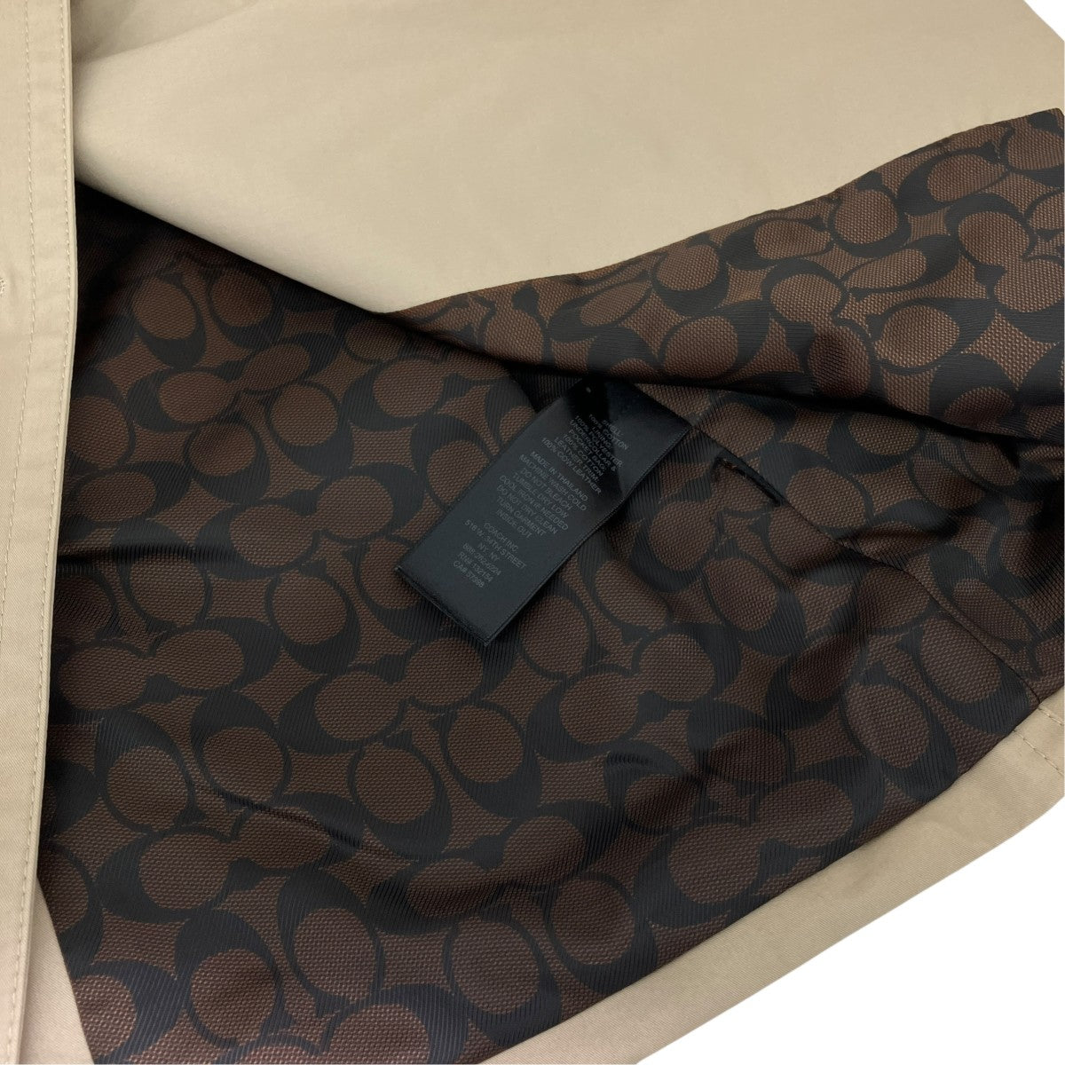 COACH トレンチコート 古着・中古-5枚目のアイテム画像