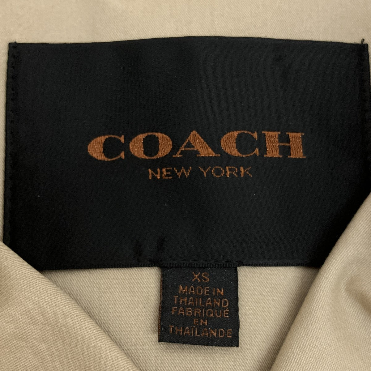 COACH トレンチコート 古着・中古-6枚目のアイテム画像