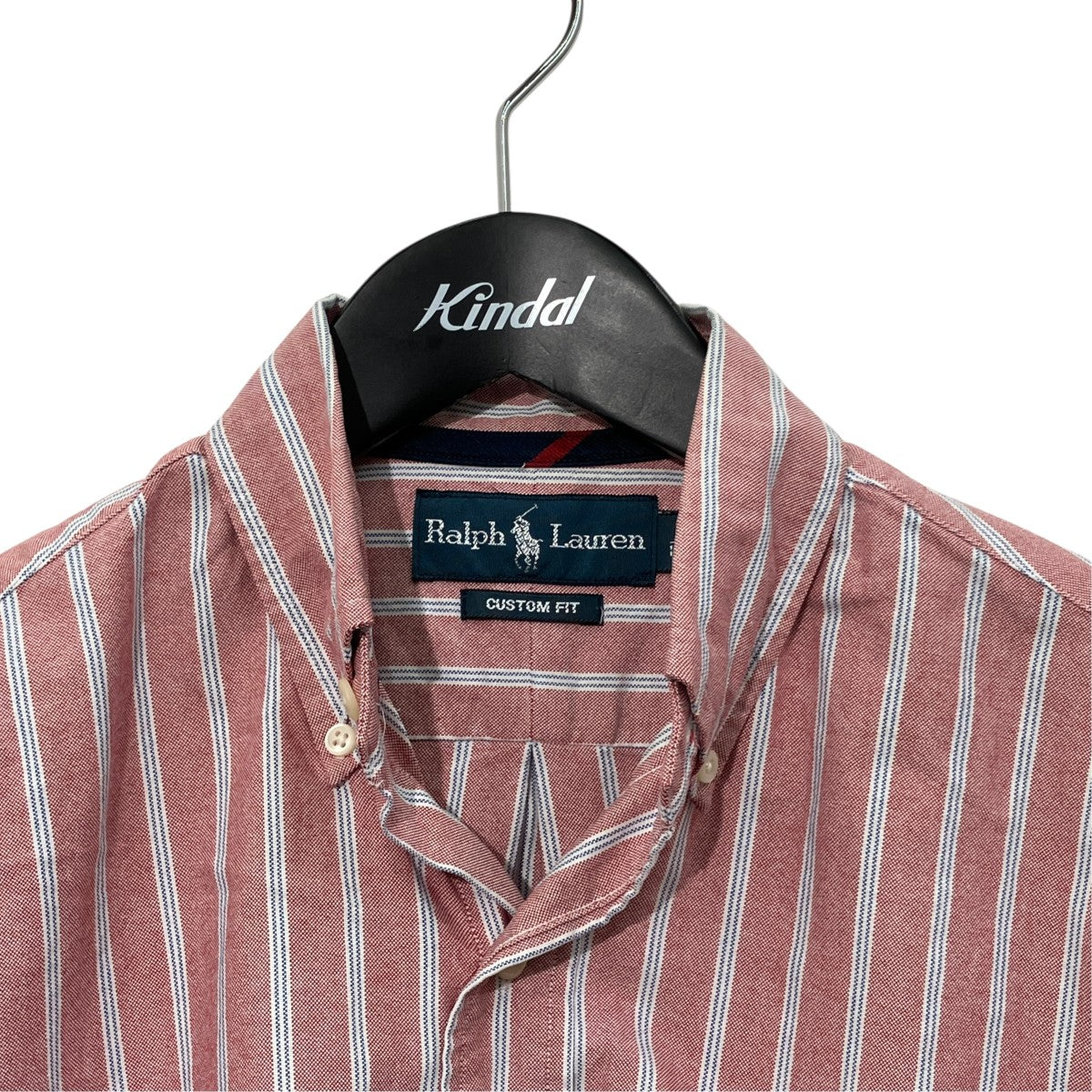 POLO RALPH LAUREN ストライプボタンダウンシャツ 古着・中古-3枚目のアイテム画像