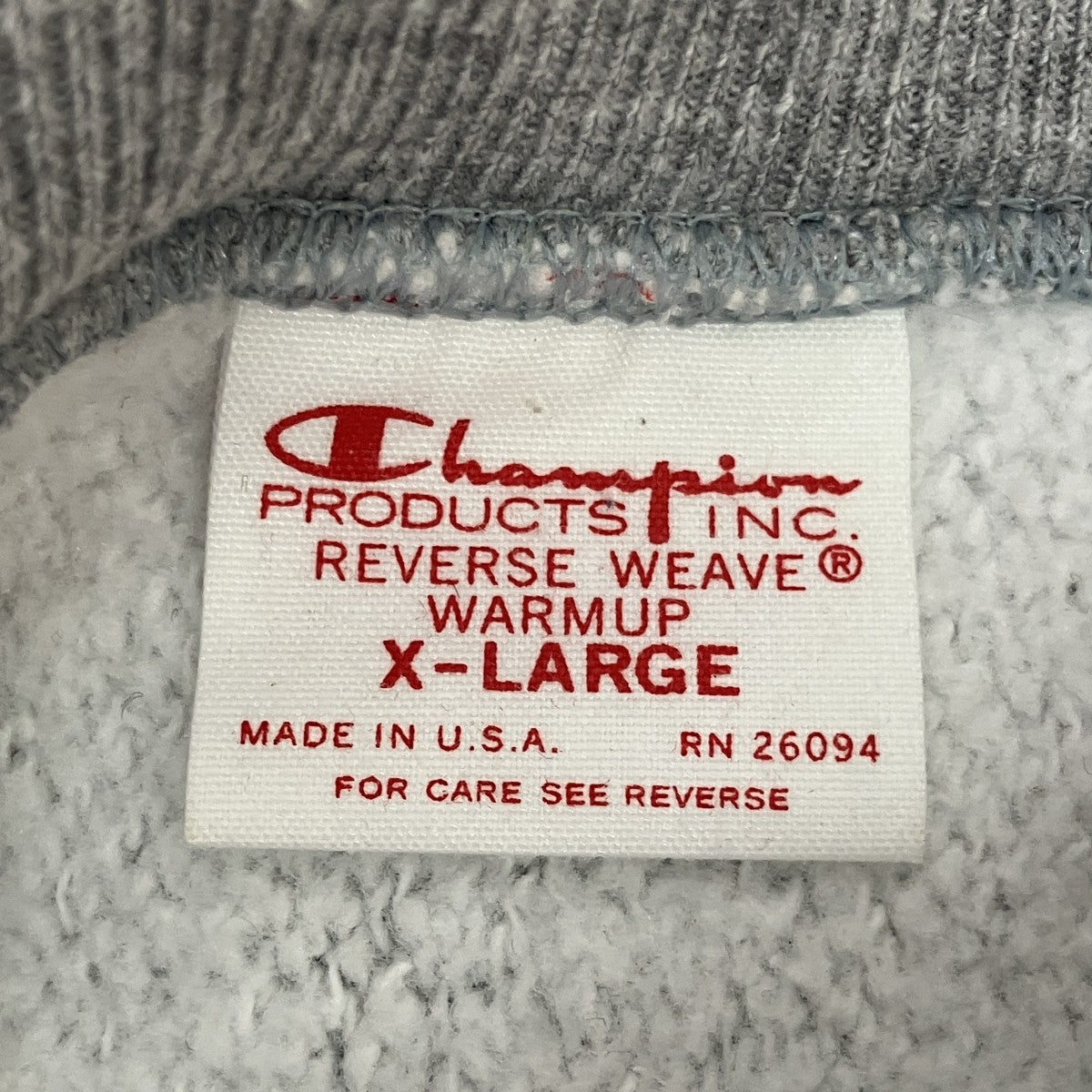 Champion REVERSEWEAVEクルーネックスウェット 古着・中古-6枚目のアイテム画像