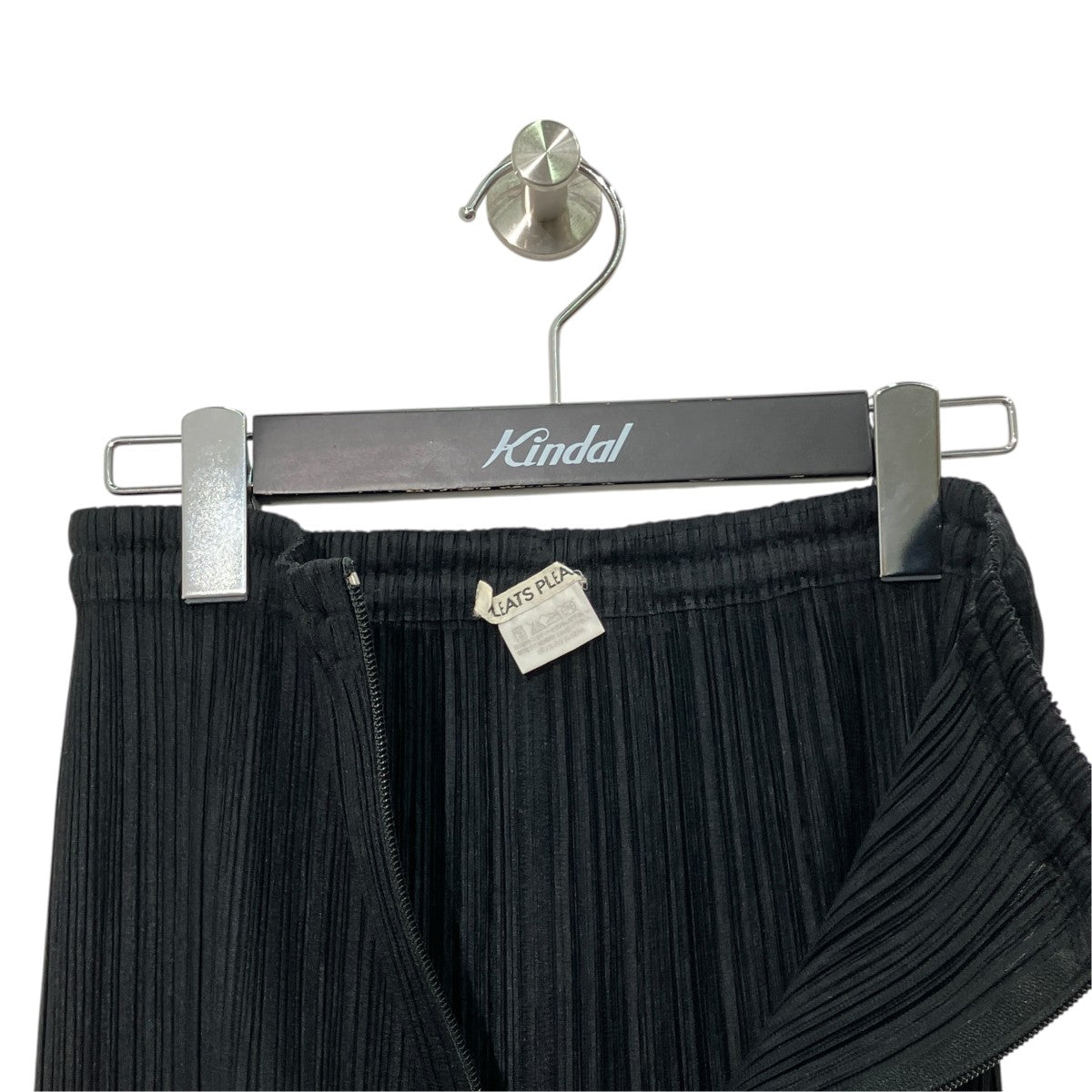 PLEATS PLEASE フロントジップ ロングスカートPP04-JG370 古着・中古-3枚目のアイテム画像