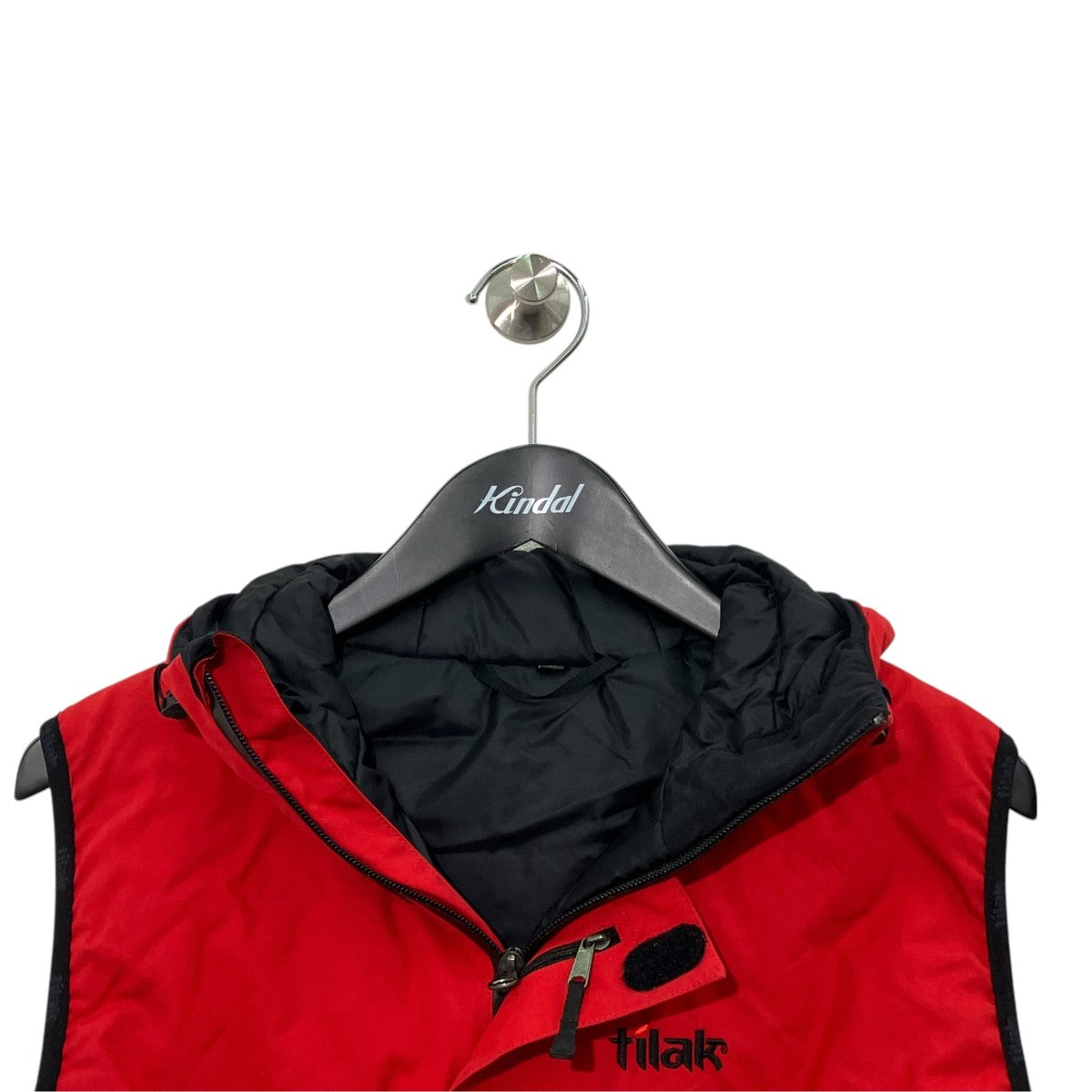 TILAK Ventile Hood Vestダウンベスト 古着・中古-3枚目のアイテム画像