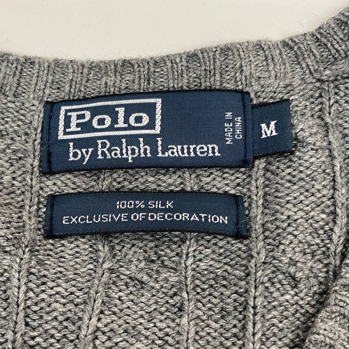 POLO RALPH LAUREN Vネックニット 古着・中古-5枚目のアイテム画像