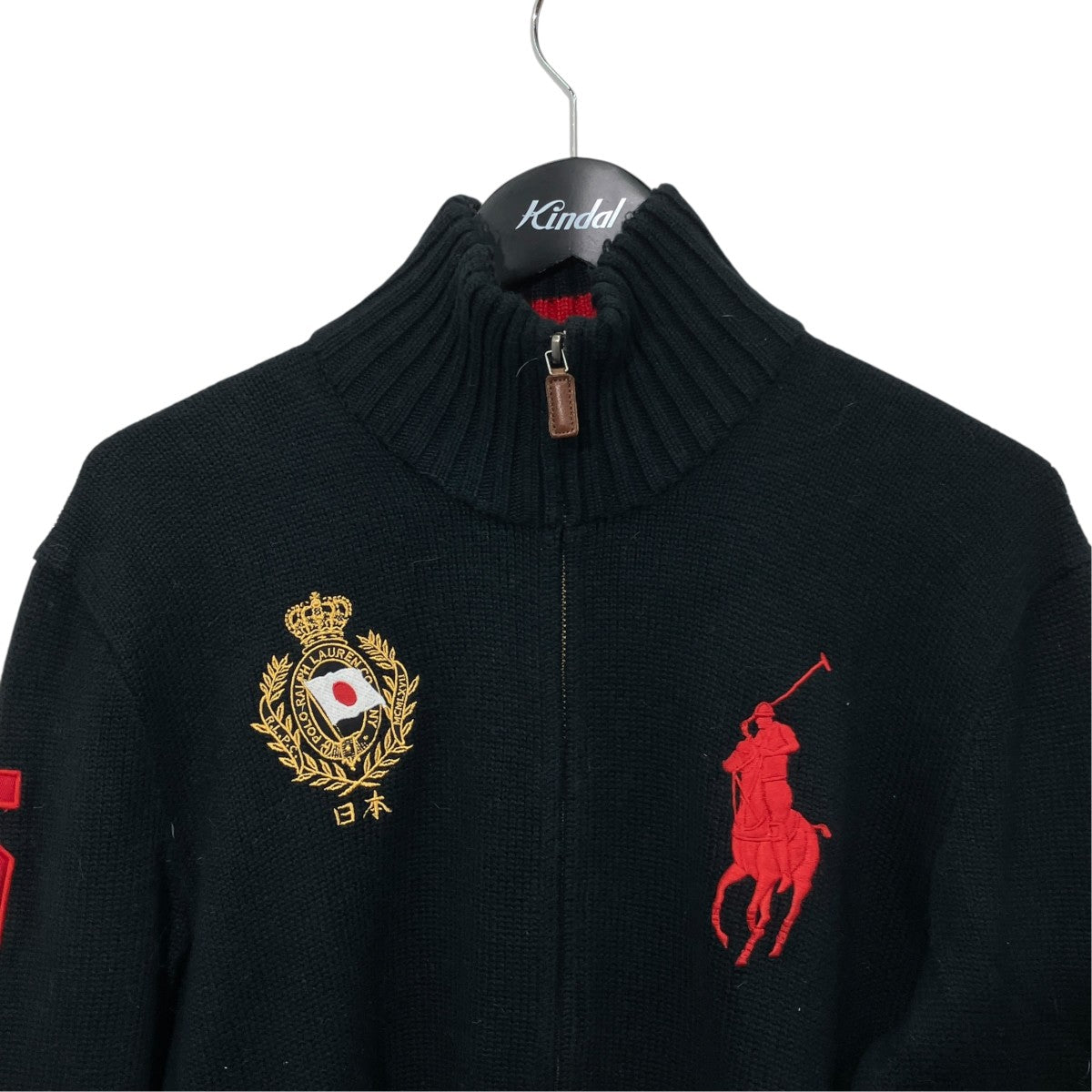 POLO RALPH LAUREN ビックポニージップカーディガン 古着・中古-3枚目のアイテム画像