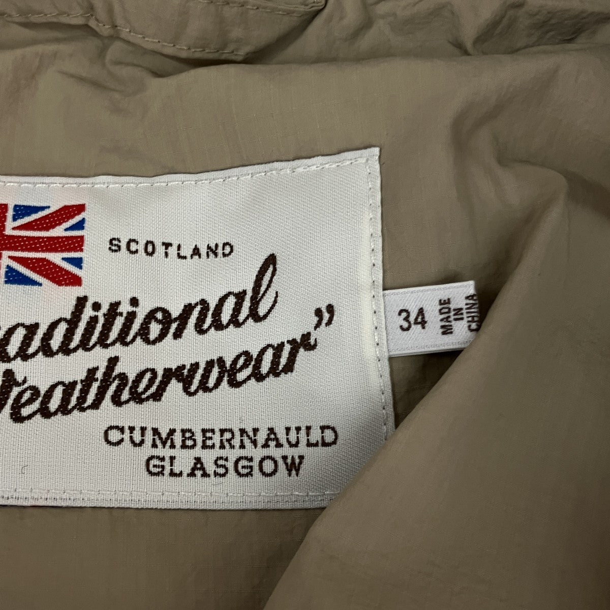 Traditional Weatherwear パッカブル マールトン フードコートL241CIFCO0423PC 古着・中古-5枚目のアイテム画像
