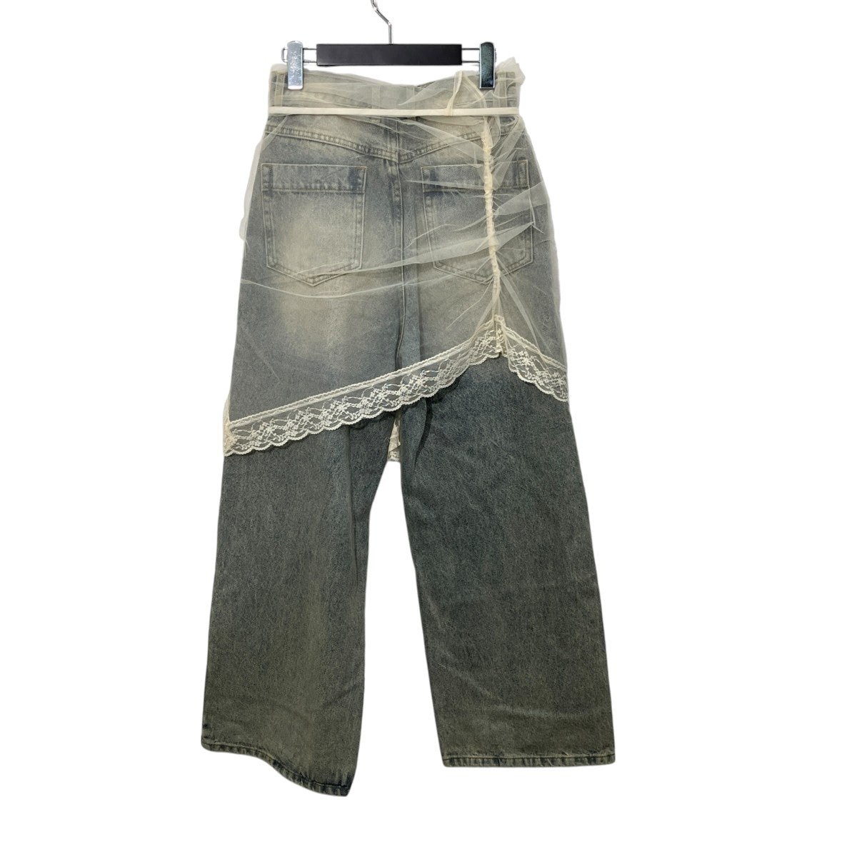 PRANK PROJECT チュールスカートレイヤードデニムパンツ31261465603 古着・中古-2枚目のアイテム画像