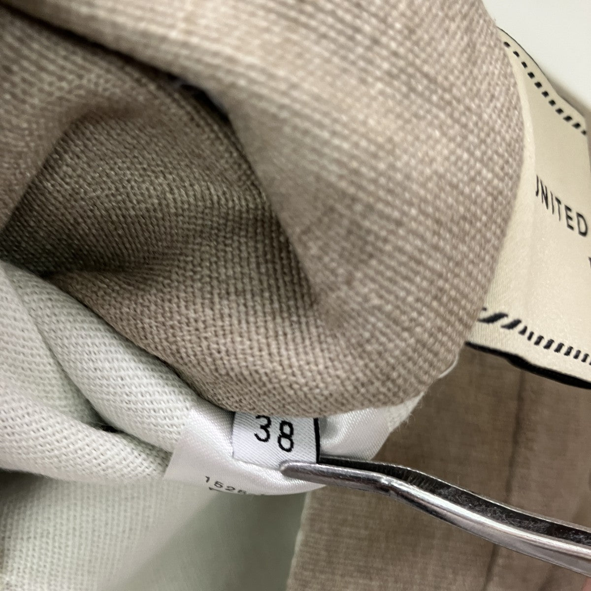 UNITED ARROWS Asami バイカラー リバーコートノーカラージャケット1525-1-990009 古着・中古-6枚目のアイテム画像