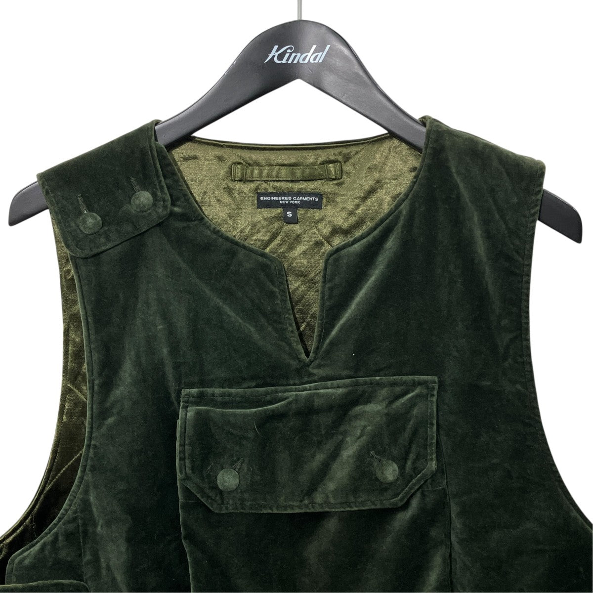 Engineered Garments ベロアベスト 古着・中古-3枚目のアイテム画像