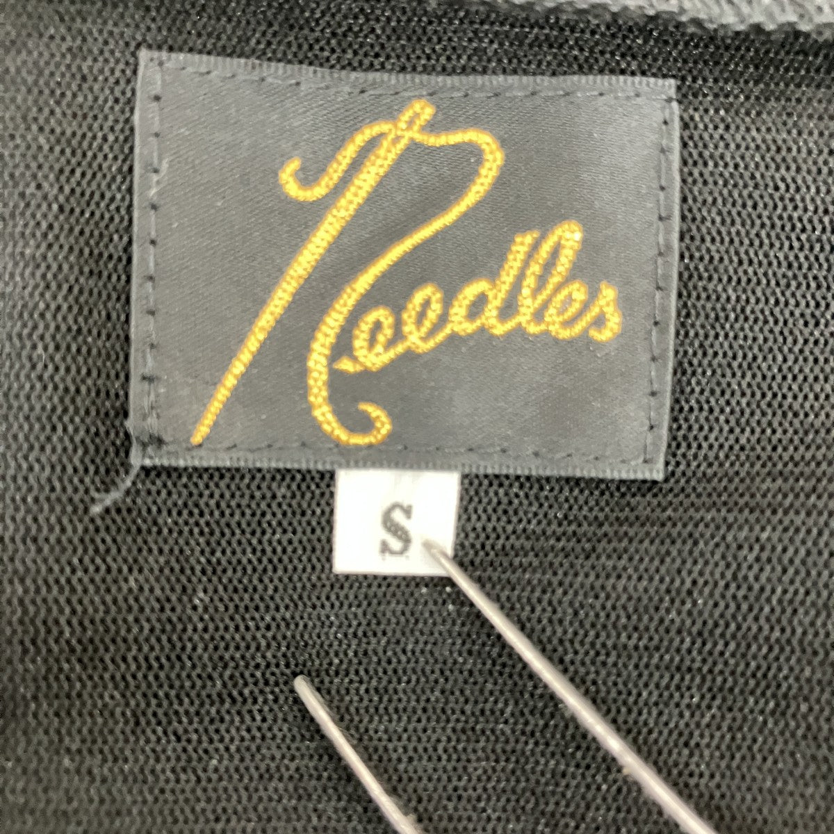 Needles V NECK CARDIGAN-POLY MESH長袖カットソーIN211 古着・中古-5枚目のアイテム画像