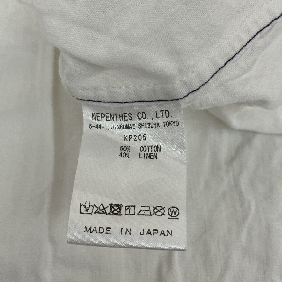 Needles 長袖シャツKP205 古着・中古-6枚目のアイテム画像